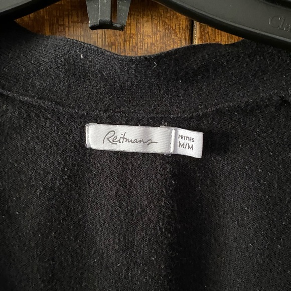 Reitmans Raw Hem Cropped Knit Cardigan - Picture 3 of 3